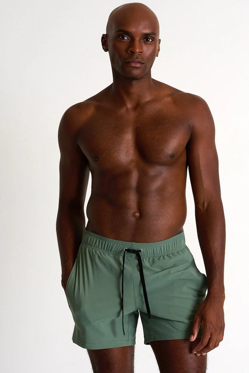 Shan Casual Classic Fit, Stretch And Quick Dry Swim Trunks
